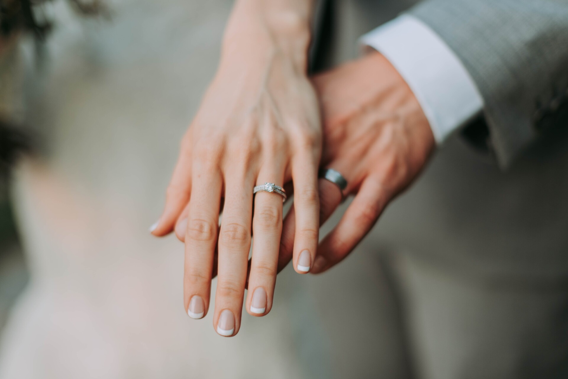 Bague de mariage solitaire